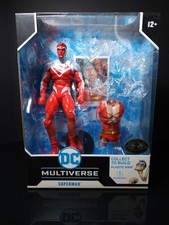 McFarlane Toys DC Multiverse Superman Red Platinum JLA Plastic Man BAF New