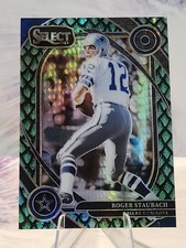 2024 Panini Select Roger Staubach - Dragon Scale Prizm /81 Dallas Cowboys