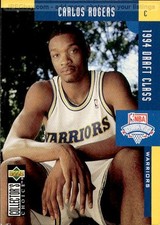 1994 Carlos Rogers Upper Deck NBA Card # 416