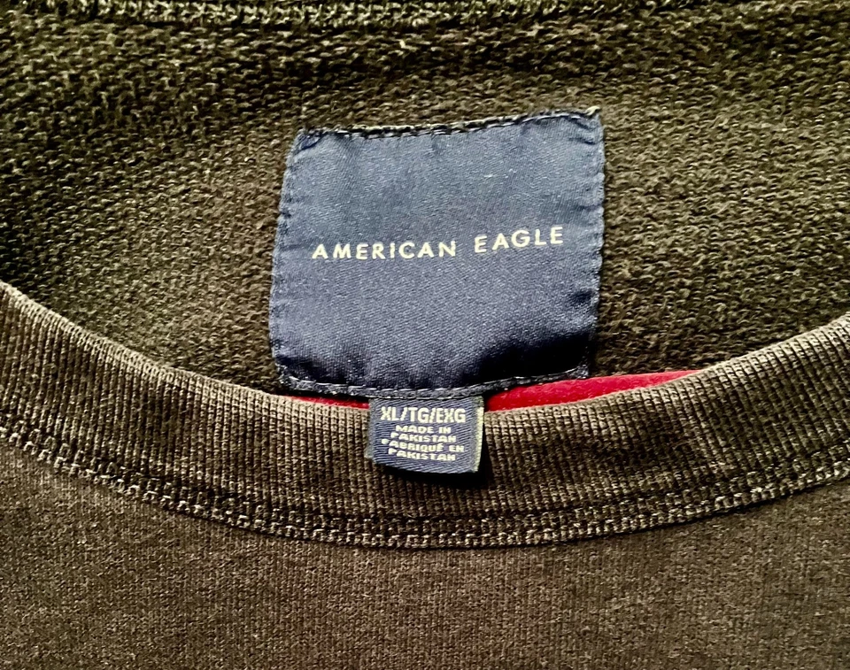 American Eagle Outfitters "a.eagle" black heavyweight sweatshirt Women's XL. - Image 3 of 4