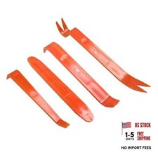 4 PCS Auto Door Clip Panel Trim Removal Tool Kits, Durable Thick Plastic Car