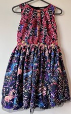 Beautiful Next Party Birthday Dress Age 11 Unicorns Flowers Excellent Condition 