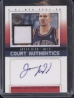 2004 Fleer E-XL Jason Kidd Court Authentics Game Used Patch Auto 12/70