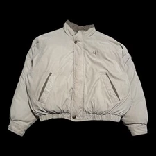 Vintage Members Only Down Full Zip Stained Puffer Jacket Men’s Large