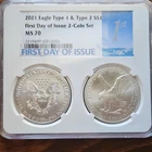 2021 United States Mint American Eagle Type 1 & Type 2 NGC MS70 2-Coin Set