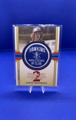 2019 Topps Stranger Things 2 #CP-DAV Dustin Henderson AV Club Patch Relic Gaten