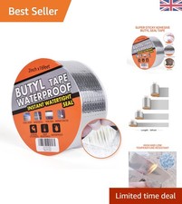 Butyl Tape 2" x 16' - Waterproof Sealing Solution for Roofs & RV Repairs