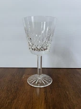 Waterford Cut Crystal Lismore Claret Wine Glass - 5 7/8" Goblet Stem Footed 6 Oz