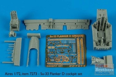 ARS7273 1:72 Aires Su-33 Flanker D Cockpit Set (HAS kit) #7273