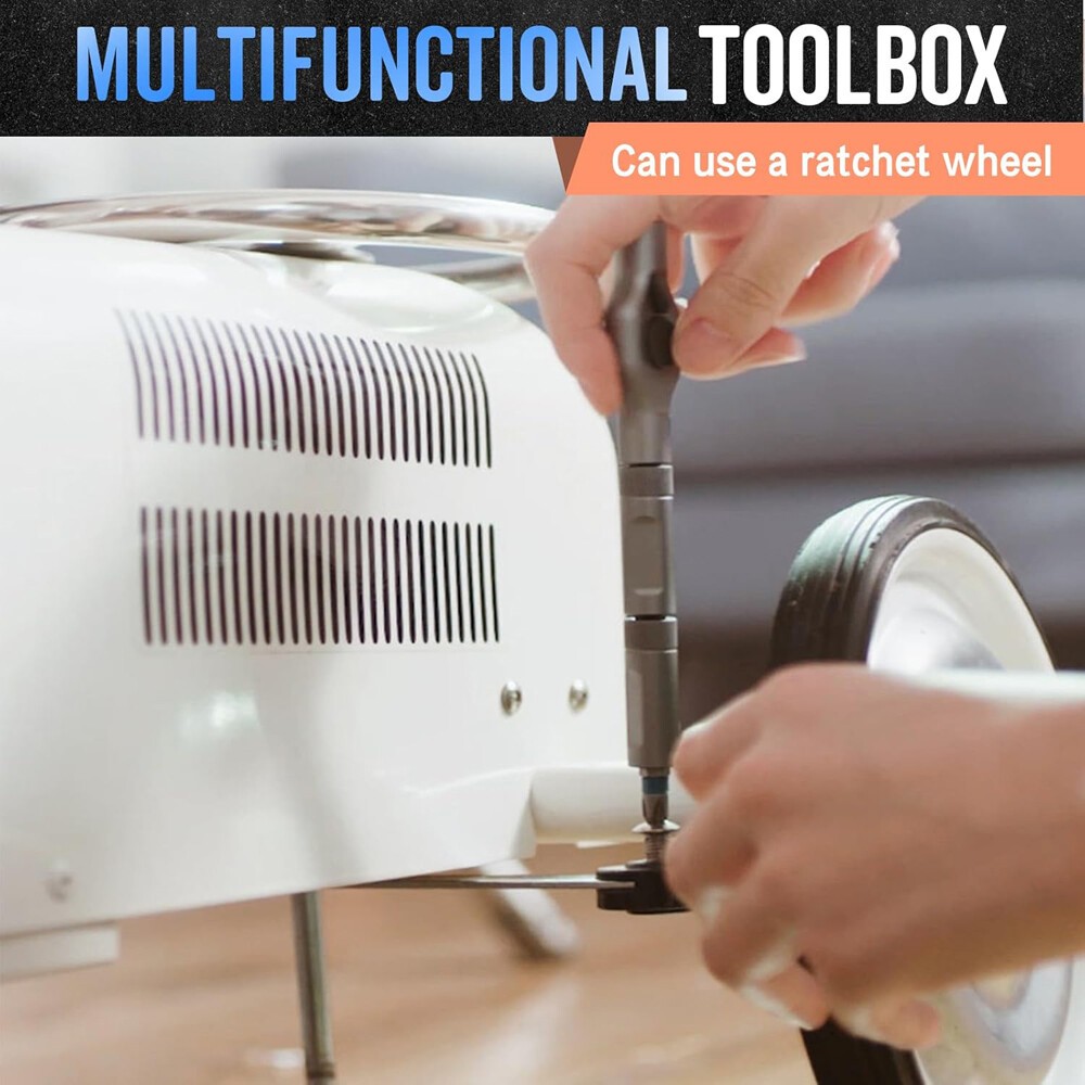 25PCS 24 in 1 Magnetic Screwdriver Head Set PC Phone Electronics Repair Tool Kit