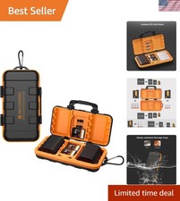 Camera Battery SD Card Holder for 4 SD Cards/6 TF/2 CF/2 XQDs 2 Slots Batte...