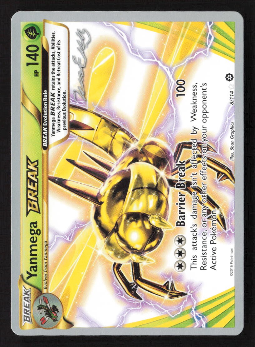 Yanmega BREAK - Steam Siege 8/114 NM - World Championship 2016