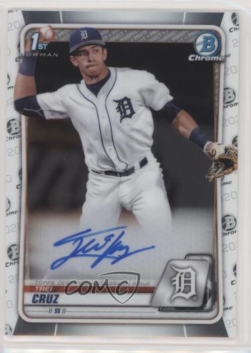 2020 Bowman Draft Chrome Draft Picks Auto Trei Cruz #CDA-TC Auto