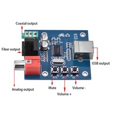 High-Quality PCM2704 USB DAC Sound Card Decoder Board For HiFi Experience New