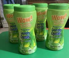 Lot of 4 In Wash Scent Booster Mountain Breeze Laundry Crystals Safe on Colors