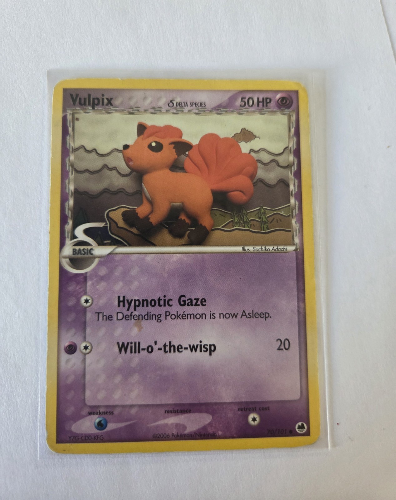 Vulpix (Delta Species) 70/101 Dragon Frontiers Regular