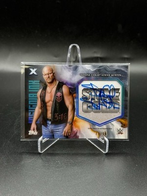 2025 Topps WWE Exalted Stone Cold Steve Austin Insignia Ink /99