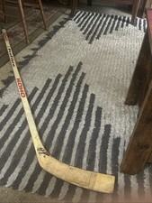 Bill Houlder Anaheim Mighty Ducks Signed Koho Profibre Game Used Stick