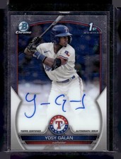 2023 Bowman Chrome #CPA-YGA Yosy Galan Prospect Autographs