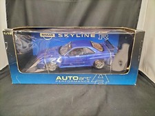 AUTOart R34 Blue 1 18 Nissan Skyline