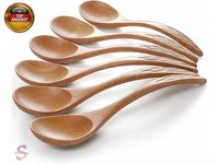 HolzlöFfel, EsslöFfel SuppenlöFfel 6 StüCk LöFfel Set Im Japanischen Stil Natur
