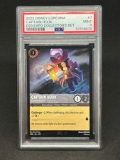 LORCANA ロルカナ D23 EXPO HOOK PSA9 Captain Hook - Forceful Duelist 7 D23 Promos Holo for sale online