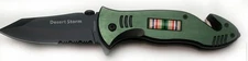 Desert Storm Tactical Folding Knife - 8'' - Gulf War KN-1782