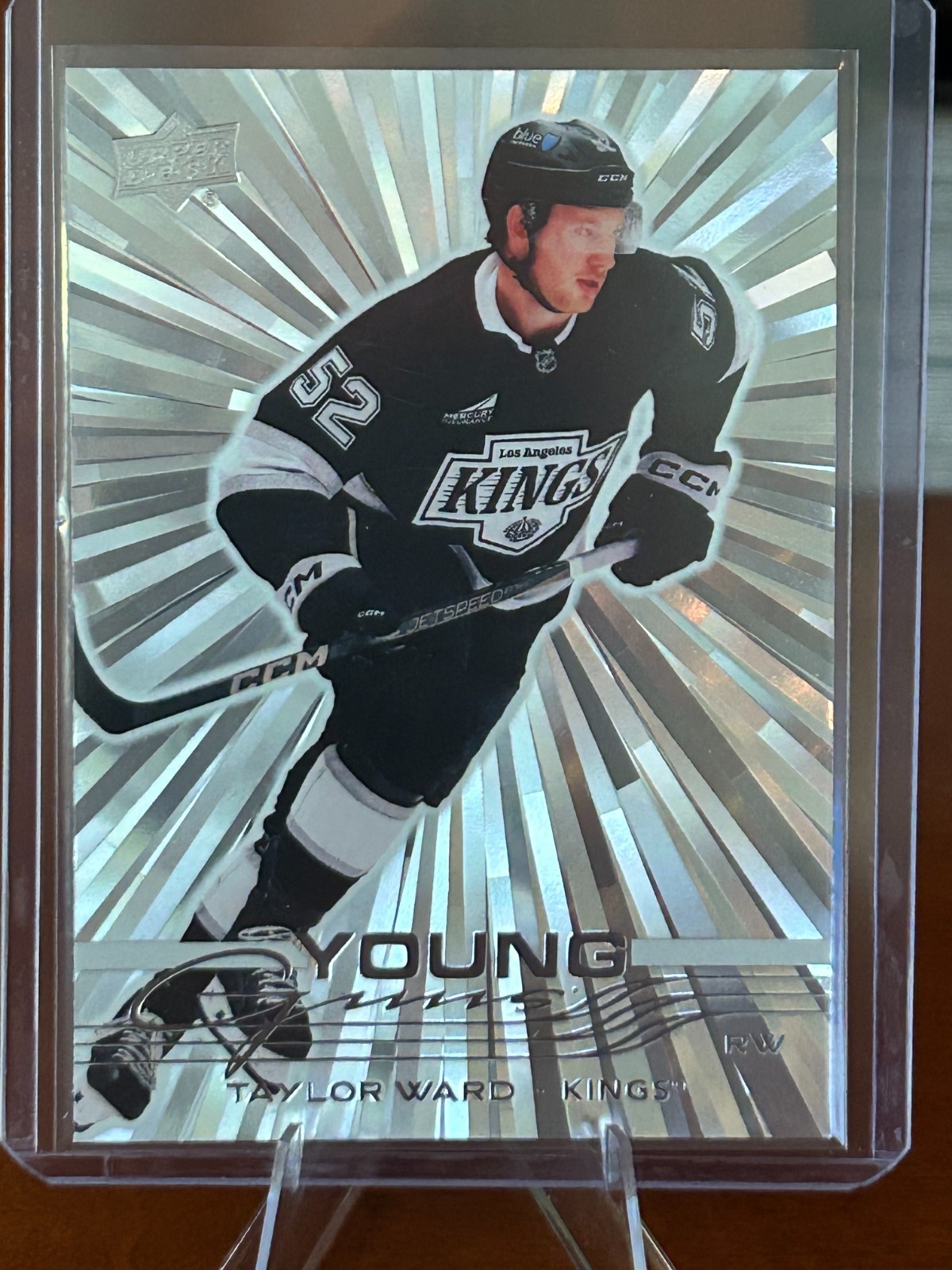 2025-2026 Upper Deck Series 2 Hockey Taylor Ward Young Guns Outburst #483