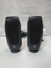 Logitech S120 Desktop Speaker System - Black