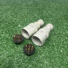 Lot of 2 PYLE National Connector 2131292 Triploc Amphenol Cable Clamp Relief For