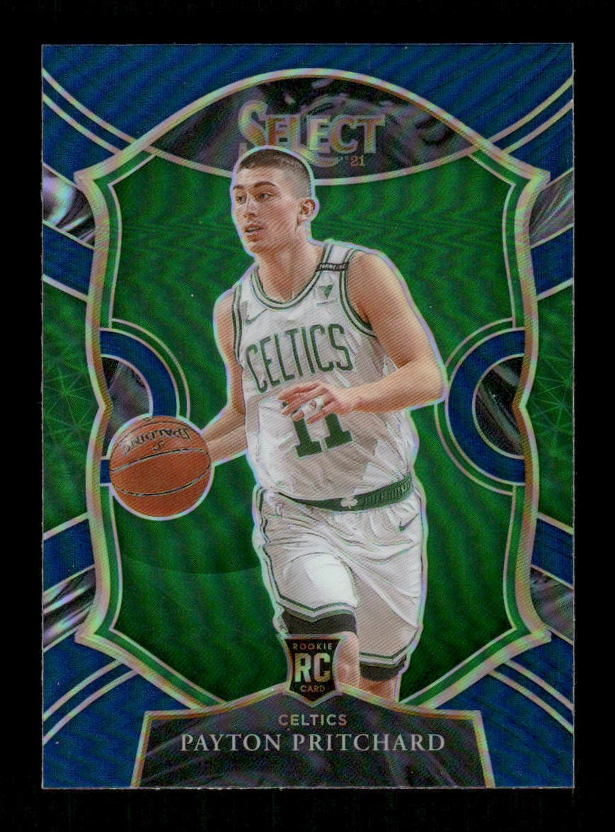 2020-21 Panini Select #86 Payton Pritchard Blue Prizms