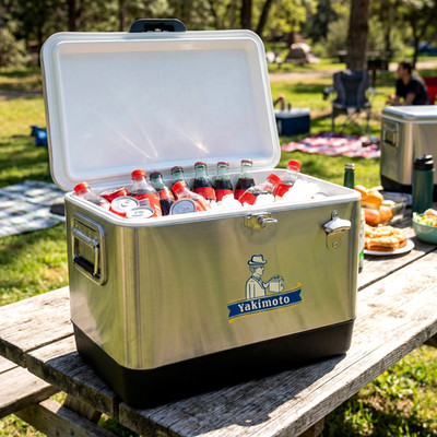 Yakimoto Premium Insulated Portable Cooler, Leak-Resistant 54qt,Great for Picnic