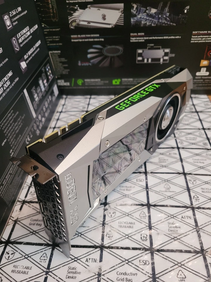 Nvidia Geforce GTX 1080 Ti Founders 11GB PC Gaming Graphics card Expertly Tested - Image 2 of 4