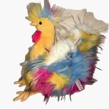 Douglas Cuddle Toys Fuzzy Fancy Rooster Chicken Stuffed Plush Toy