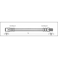 Metzger Bremsschlauch Vorne Passend FüR Volvo 440 460 480 | 4113249