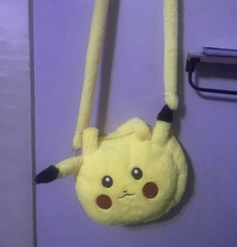 Pokemon Pikachu Crossbody Plush Purse Bag With Light