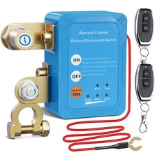 Kill Switch for Car 12V/24V Remote Battery Disconnect Switch for Vehicle RV ATV
