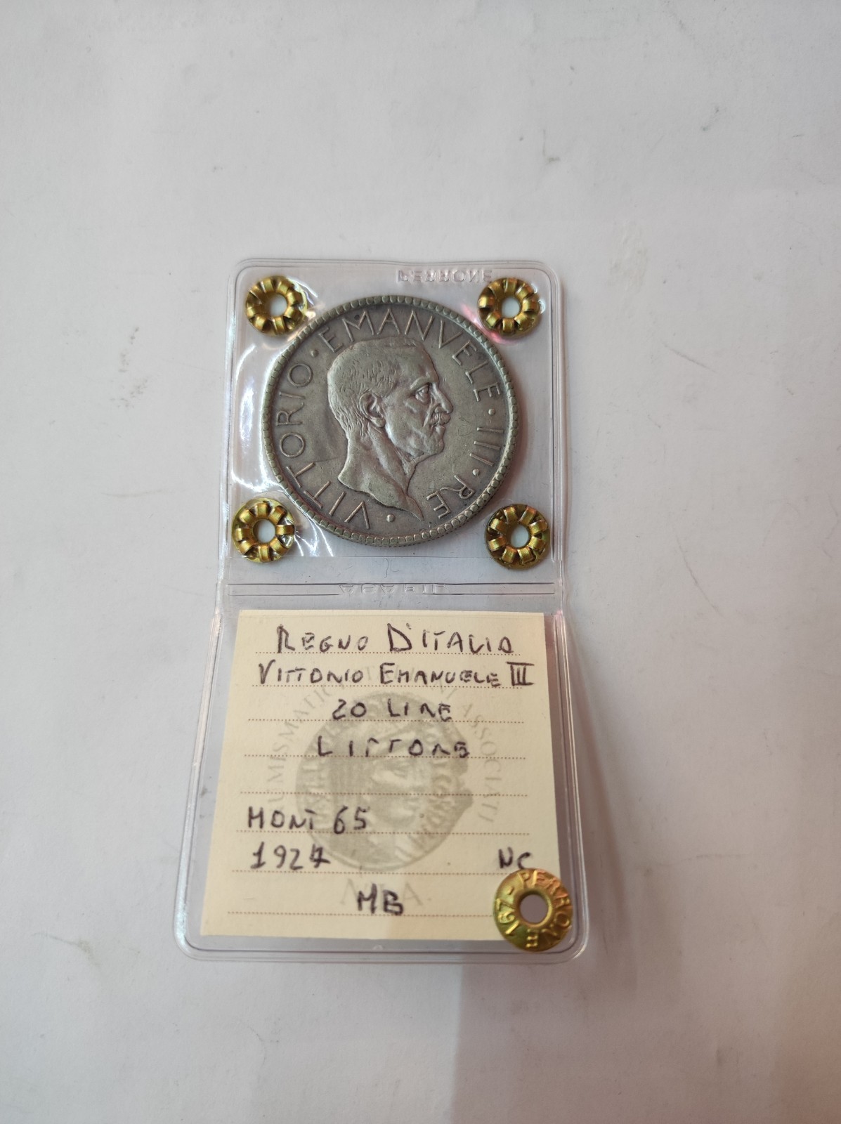 Coin 🪙 20 Lire Vittorio Emanuele III 1927