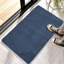 Front Door Mat Indoor Outdoor Entrance,30" X 17" Ultra Thin Low Profile Entry Ru