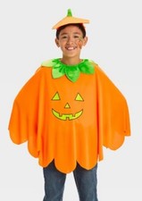 Hyde  EEK Boutique Kids Pumpkin Capelet, Halloween Costume - One Size