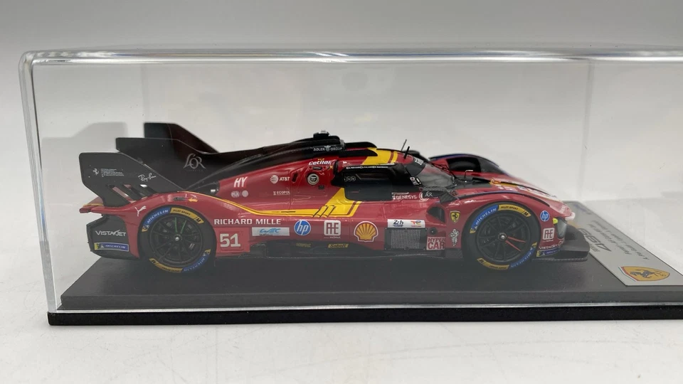 LSLM191 Looksmart Ferrari 499P N.51 AF Corse 3rd Le Mans 2025 1/43 - Immagine 4 di 4