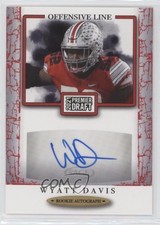 2021 Sage Premier Draft Auto Red Wyatt Davis #A10 Auto 00jz