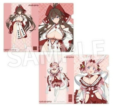 Senran Kagura Shinobi Master Toki Hibari Clear File Set Anime Spiel Sammlerstück