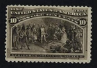 CKStamps: US Stamps Collection Scott#237 10c Columbian Mint H OG Gum Disturb