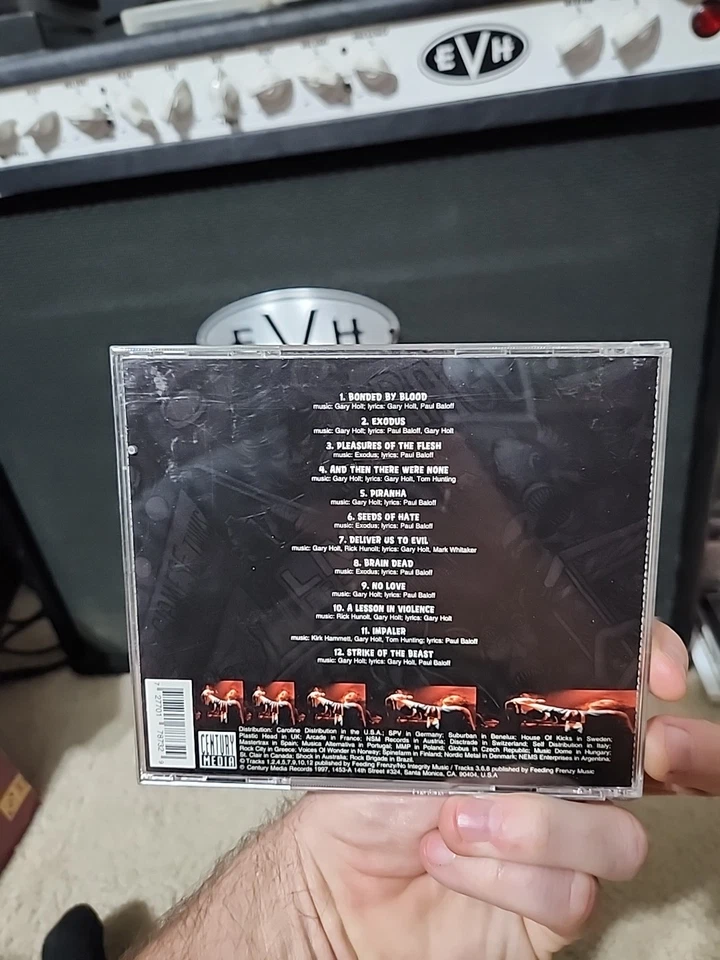 Exodus Another Lesson In Violence Live Cd 1997 1st Press VG++ Century Media - Image 4 of 4