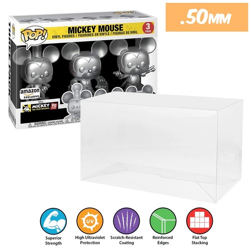 SKINNY 3PACK Pop Protectors for Funko (50mm thick, UV & Scratch Resistant) - Foto 22 di 24