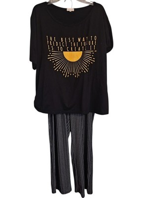 Womens Pinstripe Pants Outfit