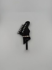 Electric Guitar Headstock Wall Hook -Clothes/Hats/Bags Hanger - Black - USA Made