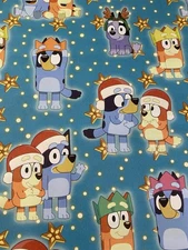 BLUEY And FRIENDS Christmas Wrapping Paper 50 sq ft Large Chilli Bandit