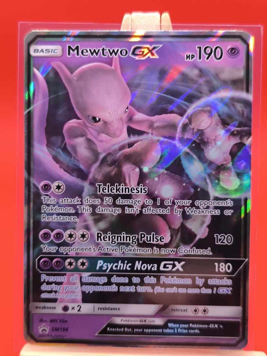 Mewtwo GX SM196 Detective Pikachu Ultra Rare Holo Promo Pokemon Card | eBay Mewtwo GX SM196 Detective Pikachu Ultra Rare Holo Promo Pokemon Card | eBay